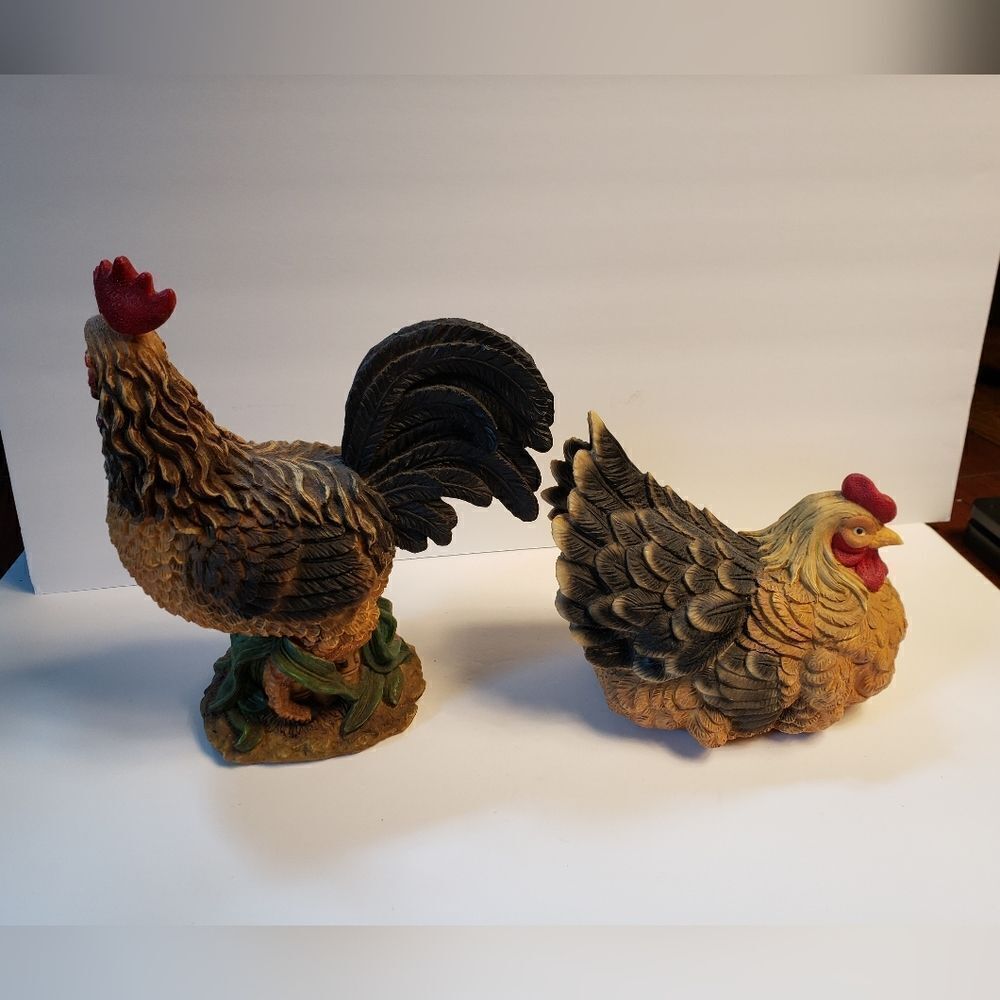 Large Rooster & Hen - Picture 5 of 8